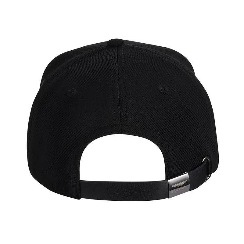 Aston Martin Racing F1 Team Official Merchandise Lifestyle Cap with cotton Drawstring Bag-Black