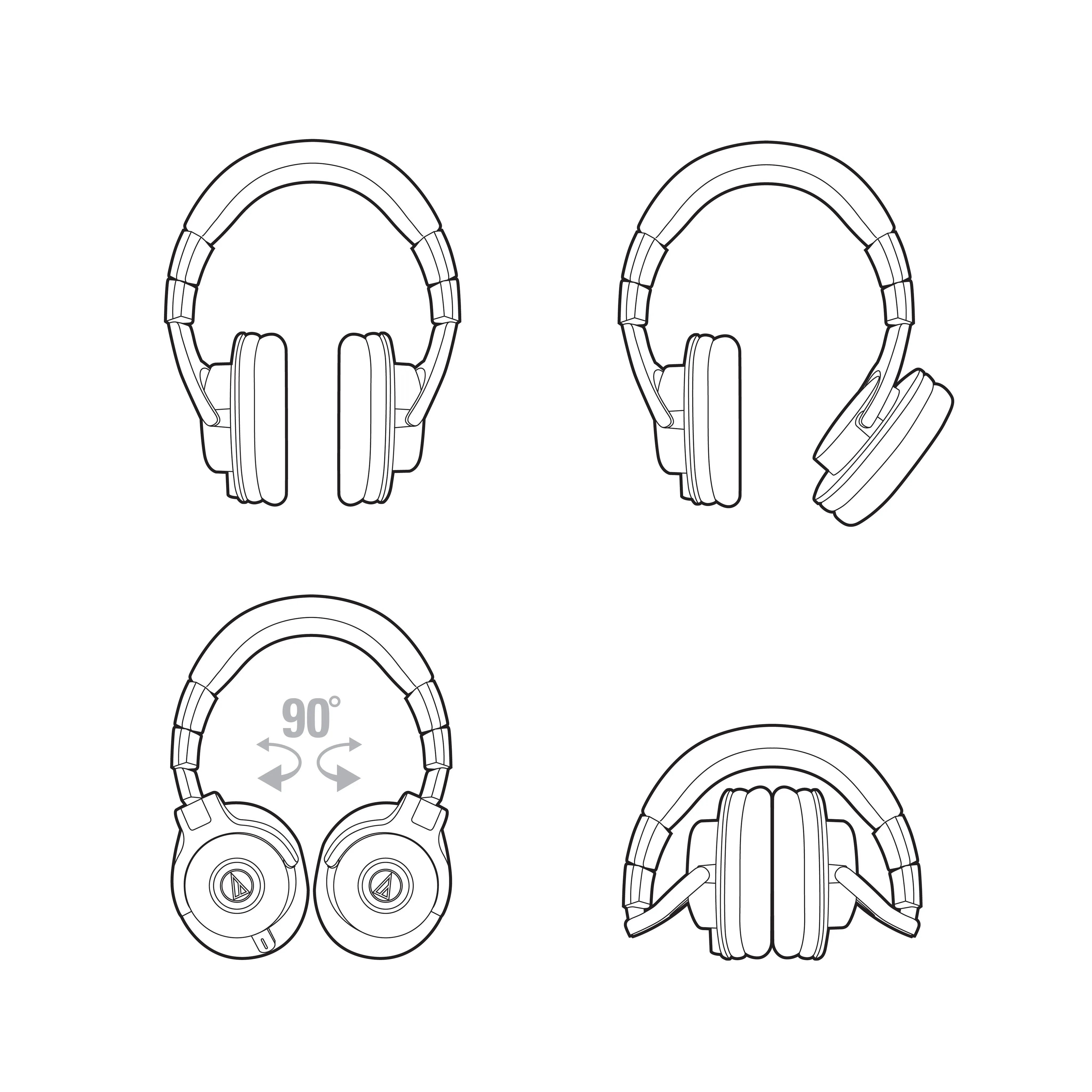 Audio-Technica ATH-M40x Professional Monitor Headphones