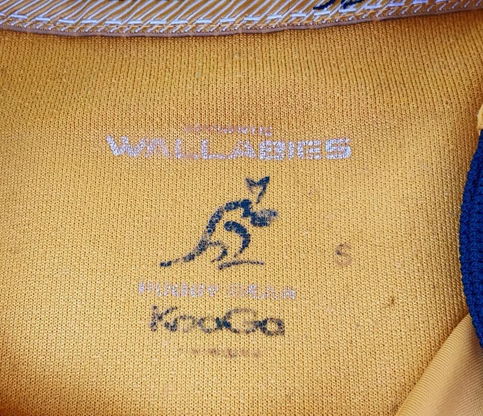 AUSTRALIA 2013-2014 RUGBY INTERNATIONAL HOME WALLABIES KooGa JERSEY UNION SHIRT MEDIUM