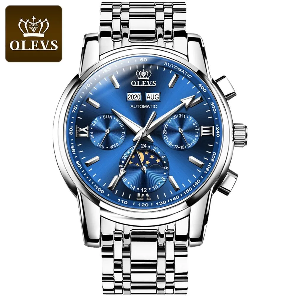 Automatic Multifunctional Mechanical Men's Waterproof Watch