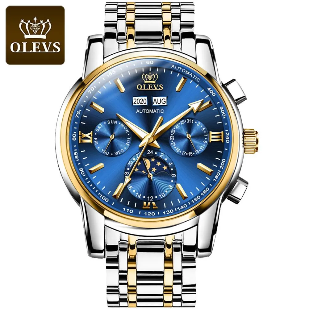 Automatic Multifunctional Mechanical Men's Waterproof Watch