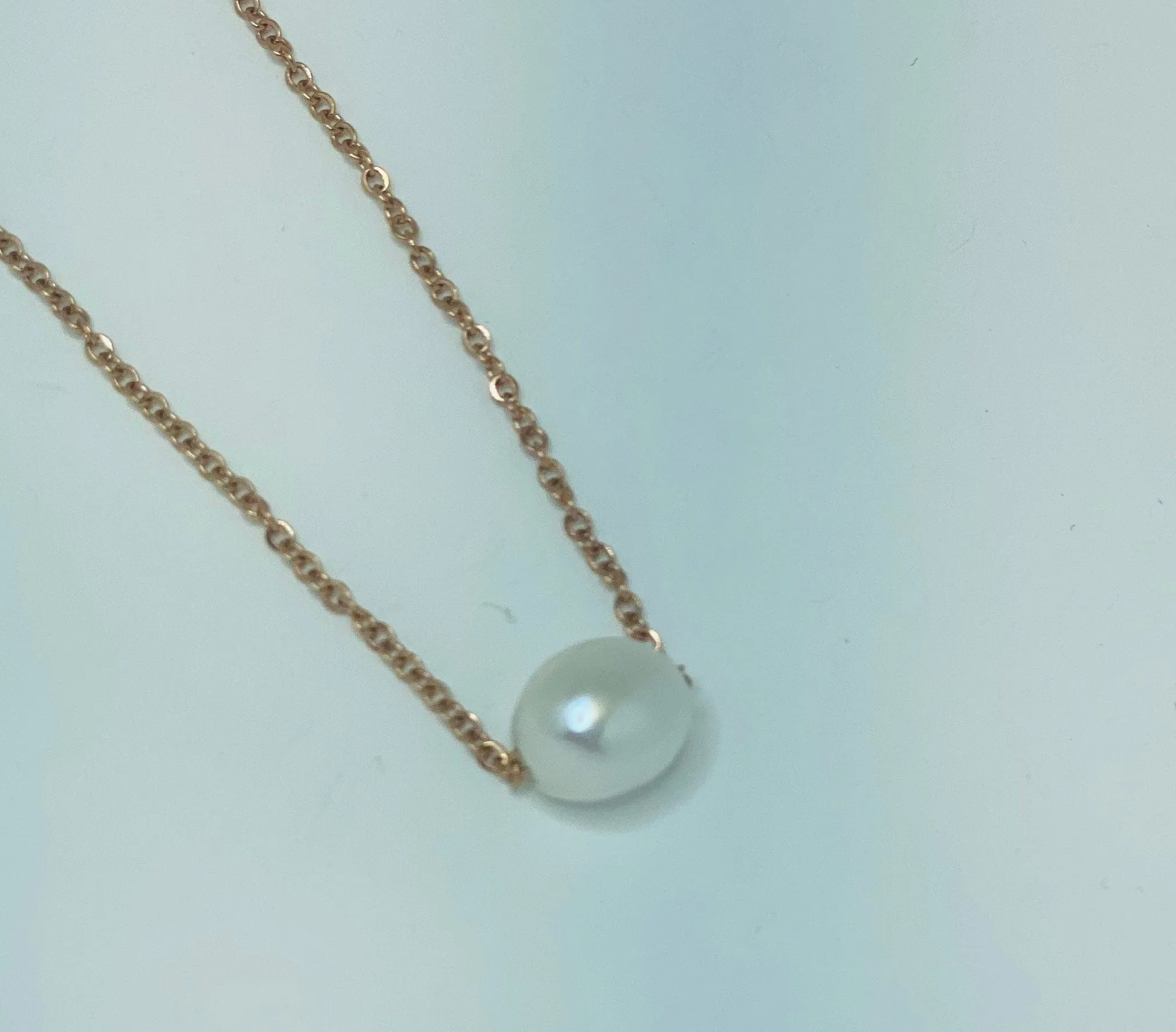 Baby shower hostess gift, baby boy shower hostess thank you gift, baby girl shower host gifts, dainty pearl necklace
