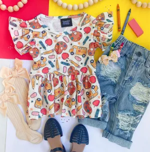 back to school peplum