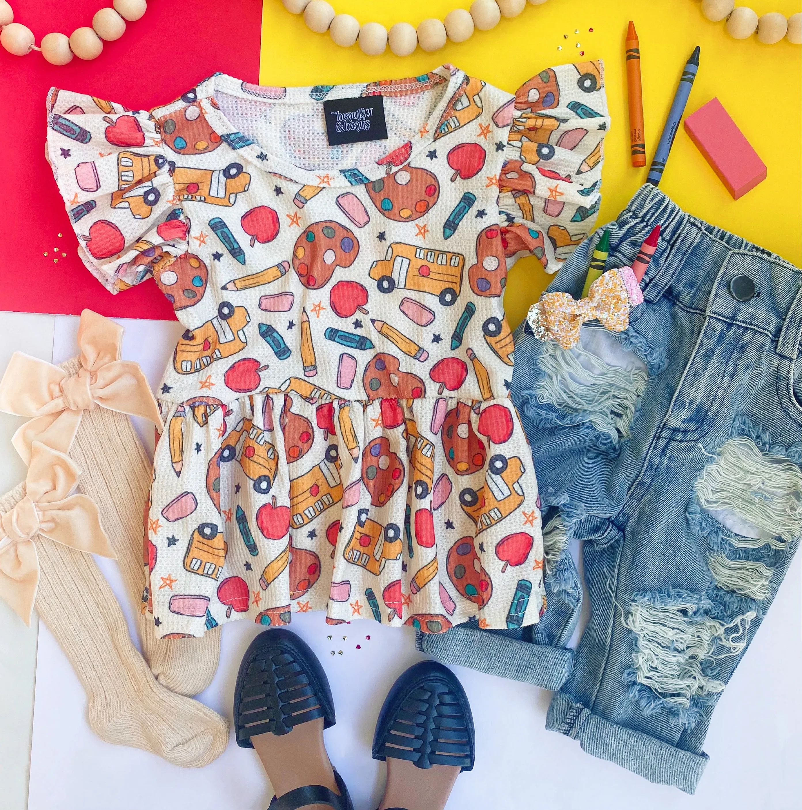 back to school peplum