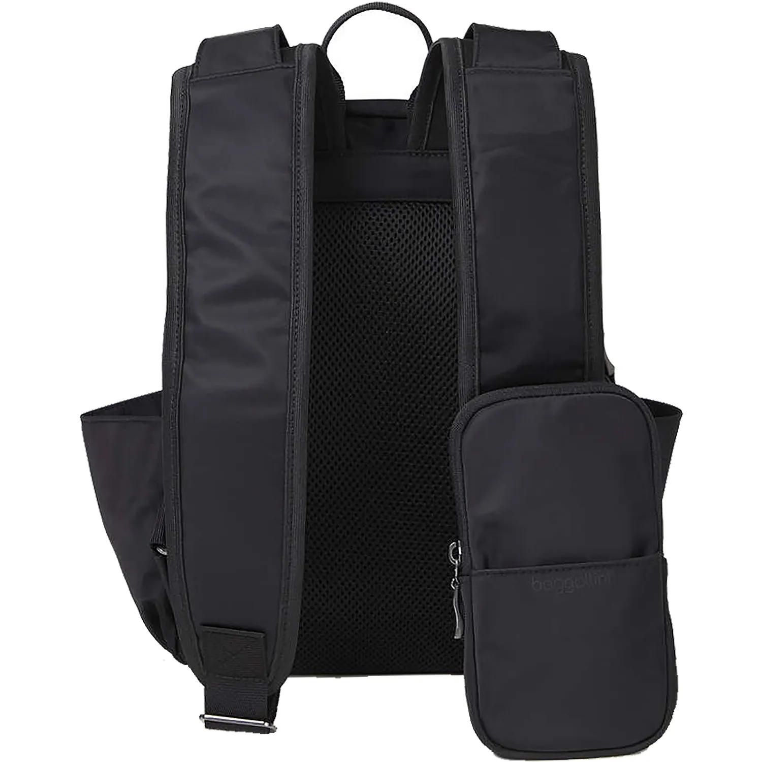 Baggallini Riverside Backpack Pewter Orchid Nylon