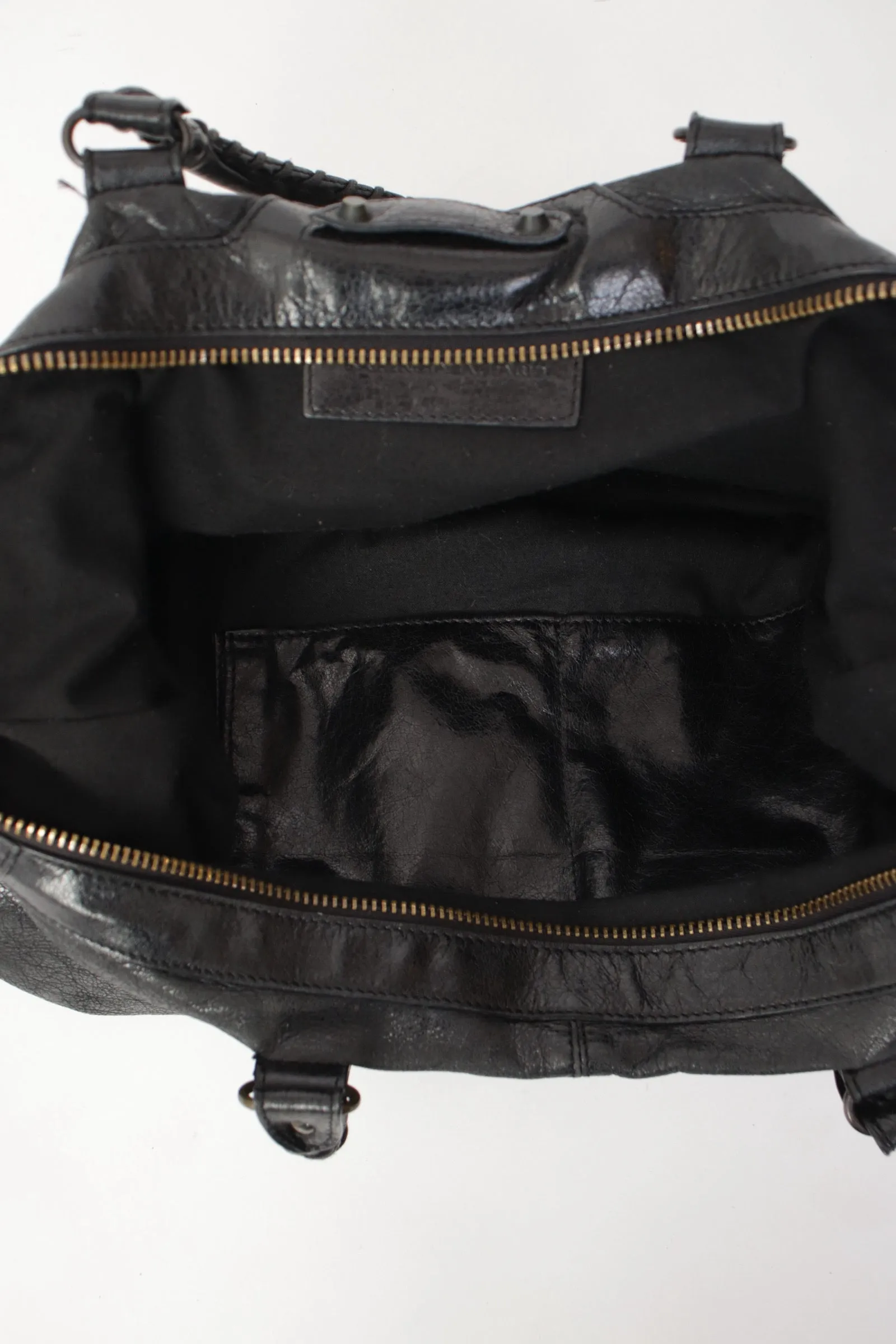 Balenciaga Motocross Lambskin Tote Bag