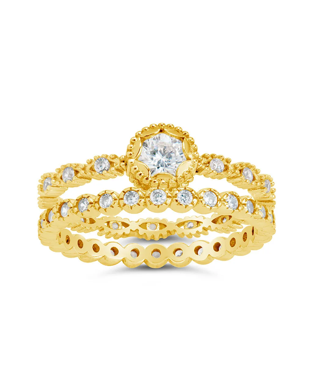 Beatrice CZ Stacking Ring Set