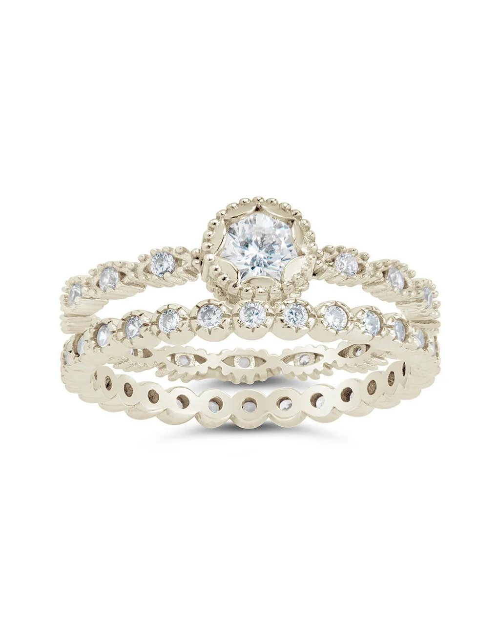 Beatrice CZ Stacking Ring Set