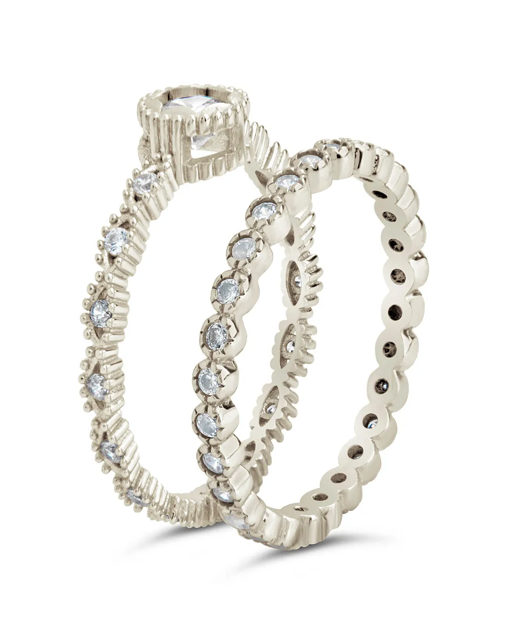 Beatrice CZ Stacking Ring Set