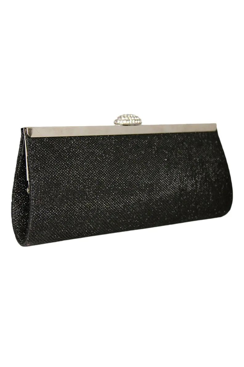 Belle Clutch in Black