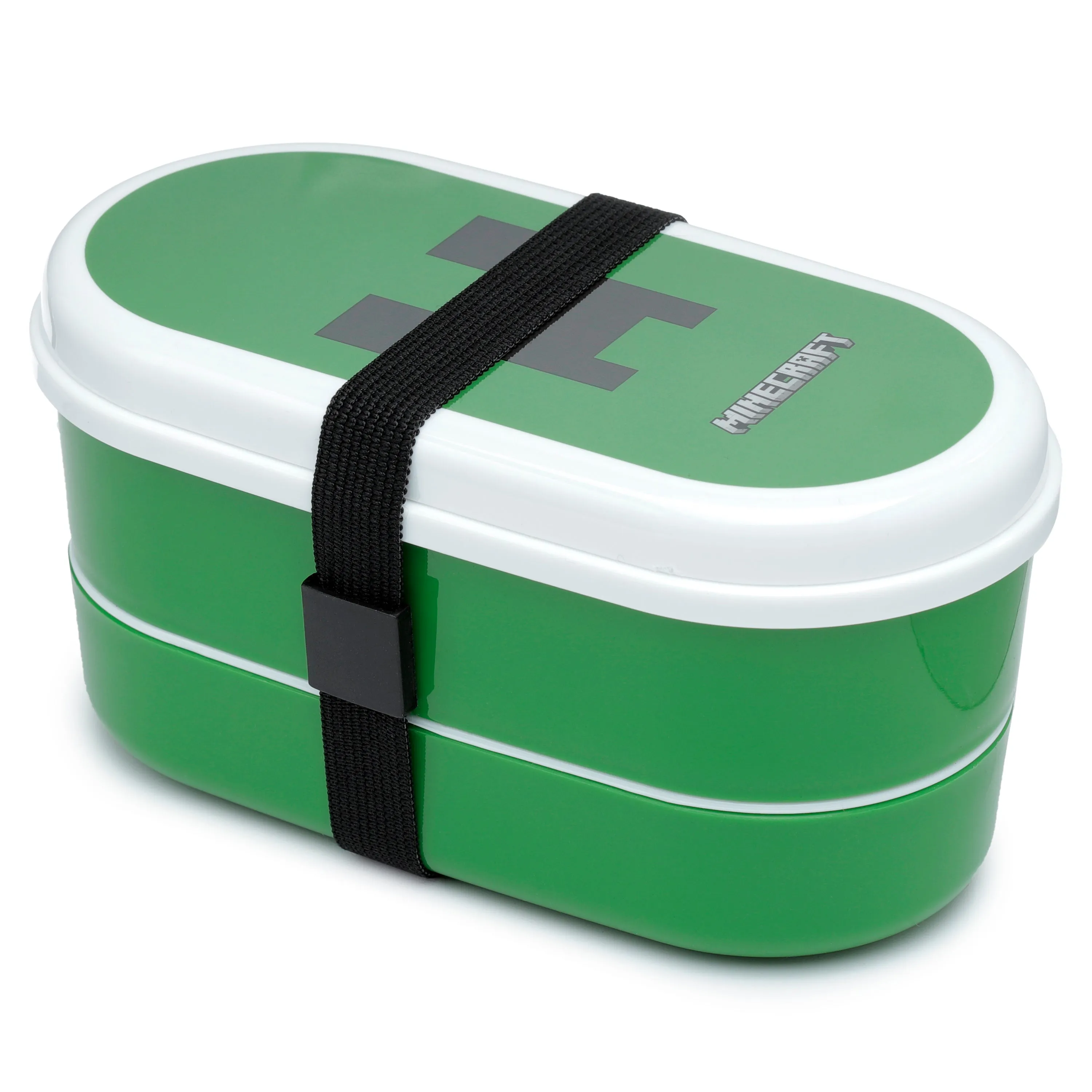 Bento Lunch Box with Fork & Spoon - Minecraft Creeper