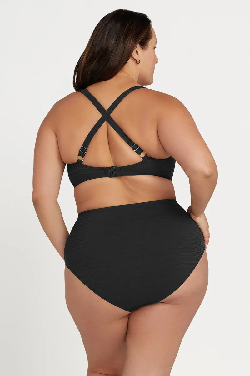 Black Aria Botticelli Multi Cup Bikini Top