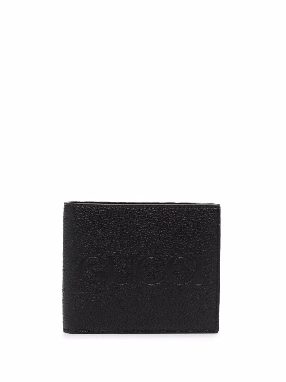 Black Embossed Logo Wallet