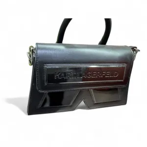 Black Karl Lagerfeld Sculpted Bag 🖤🕶️ – Power Meets Precision