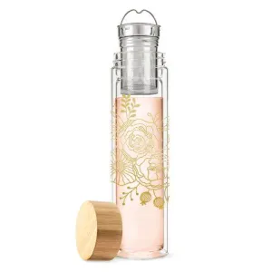 Blair Bouquet Glass Travel Infuser Mug