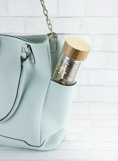 Blair Bouquet Glass Travel Infuser Mug