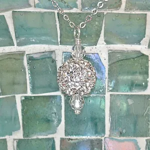 Bling Ball Necklace in Sterling Silver