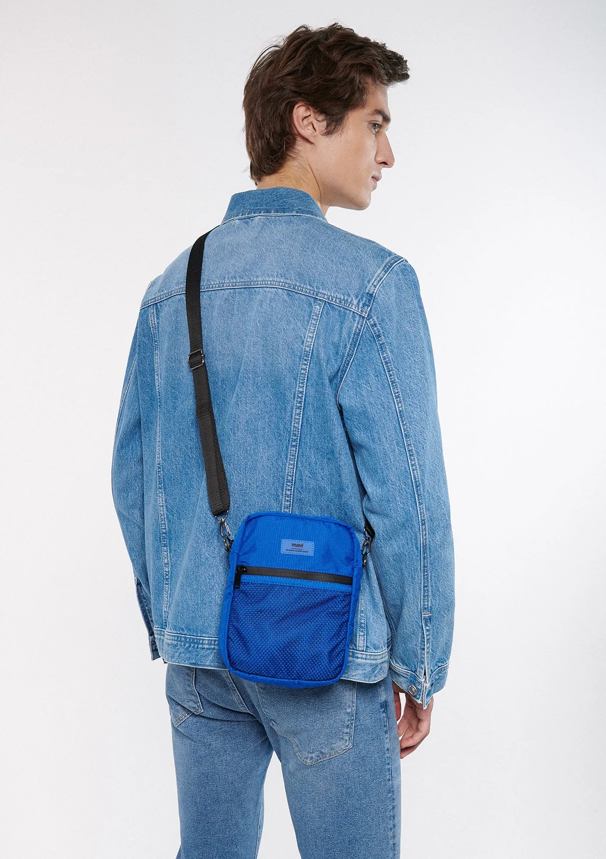 Blue Messenger Bag