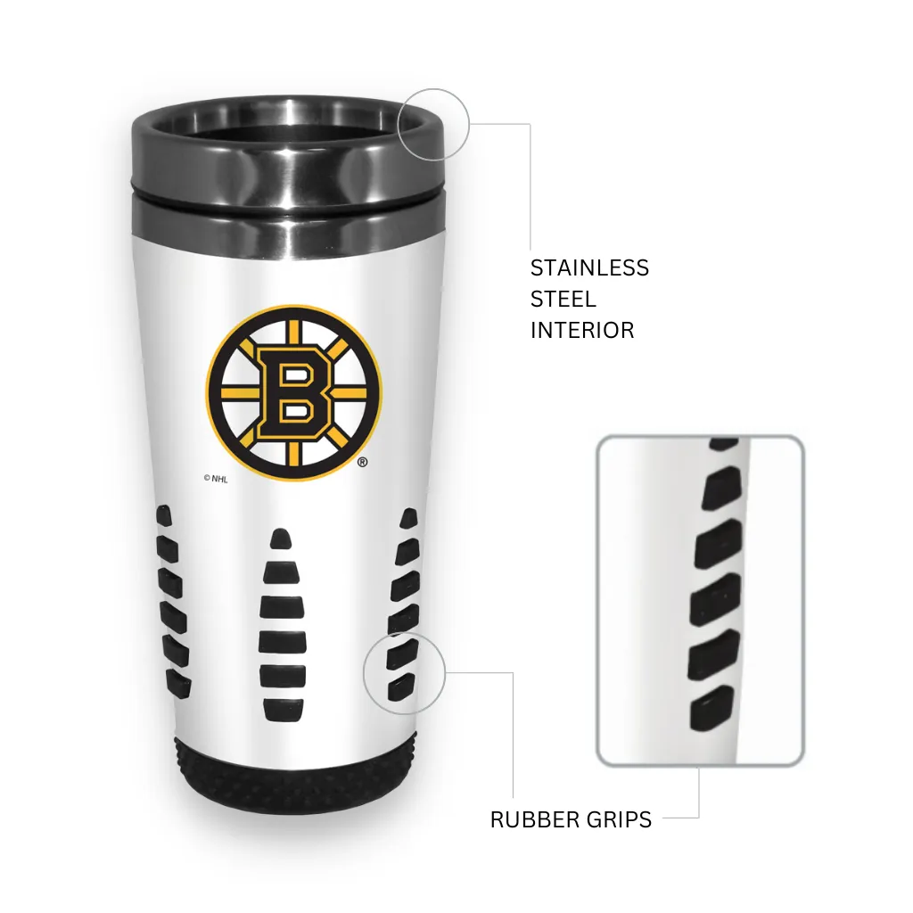Boston Bruins Travel Mug - 16 oz. White Huntsville