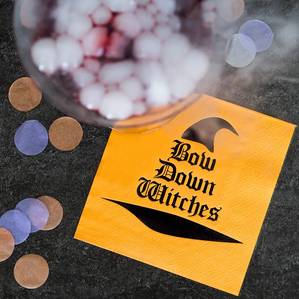Bow Down Witches Cocktail Napkins