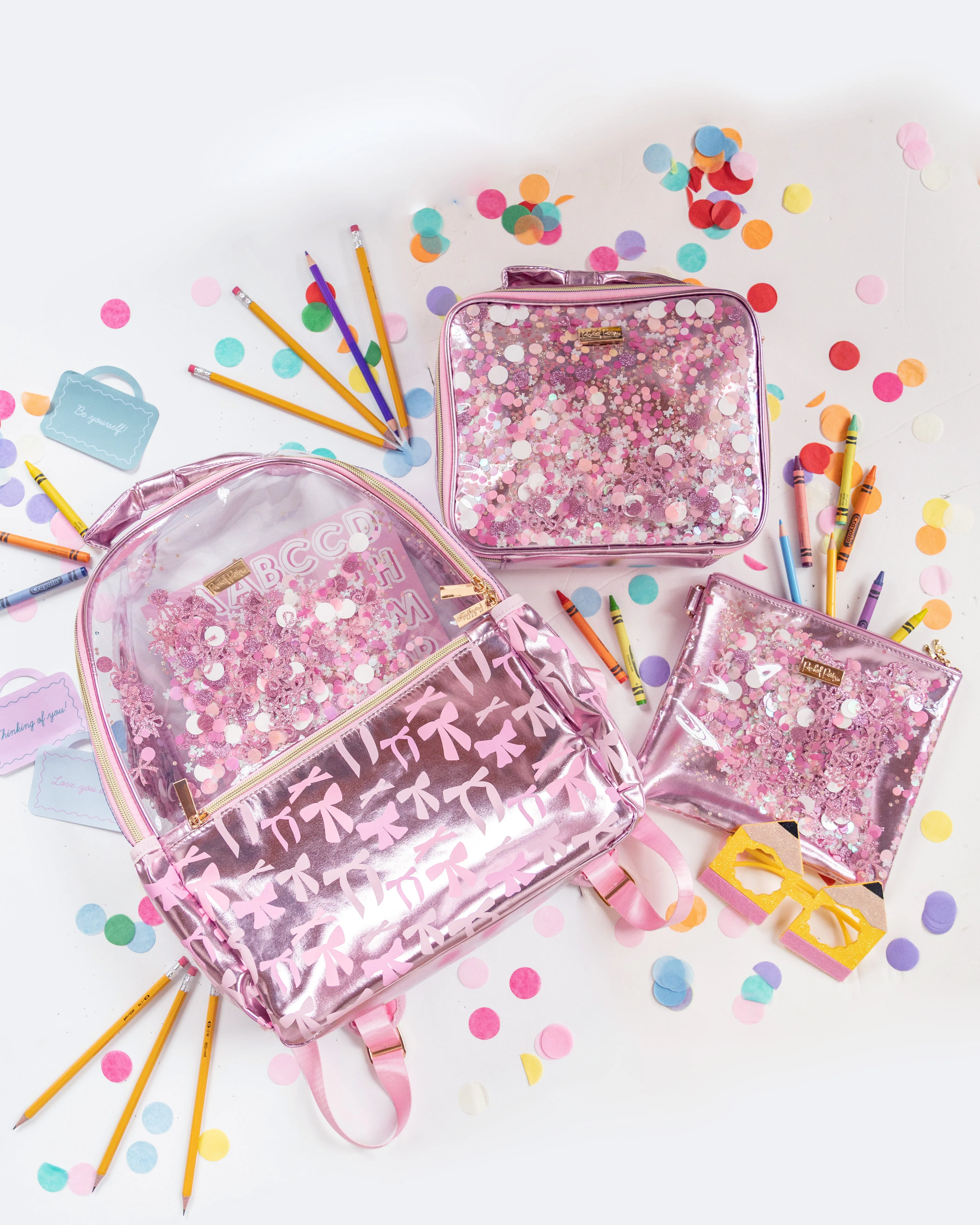 BOWS AND CONFETTI Backpack