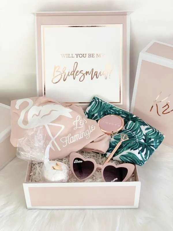 Bridesmaid Pink Gift Box