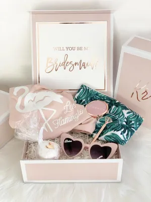 Bridesmaid Pink Gift Box