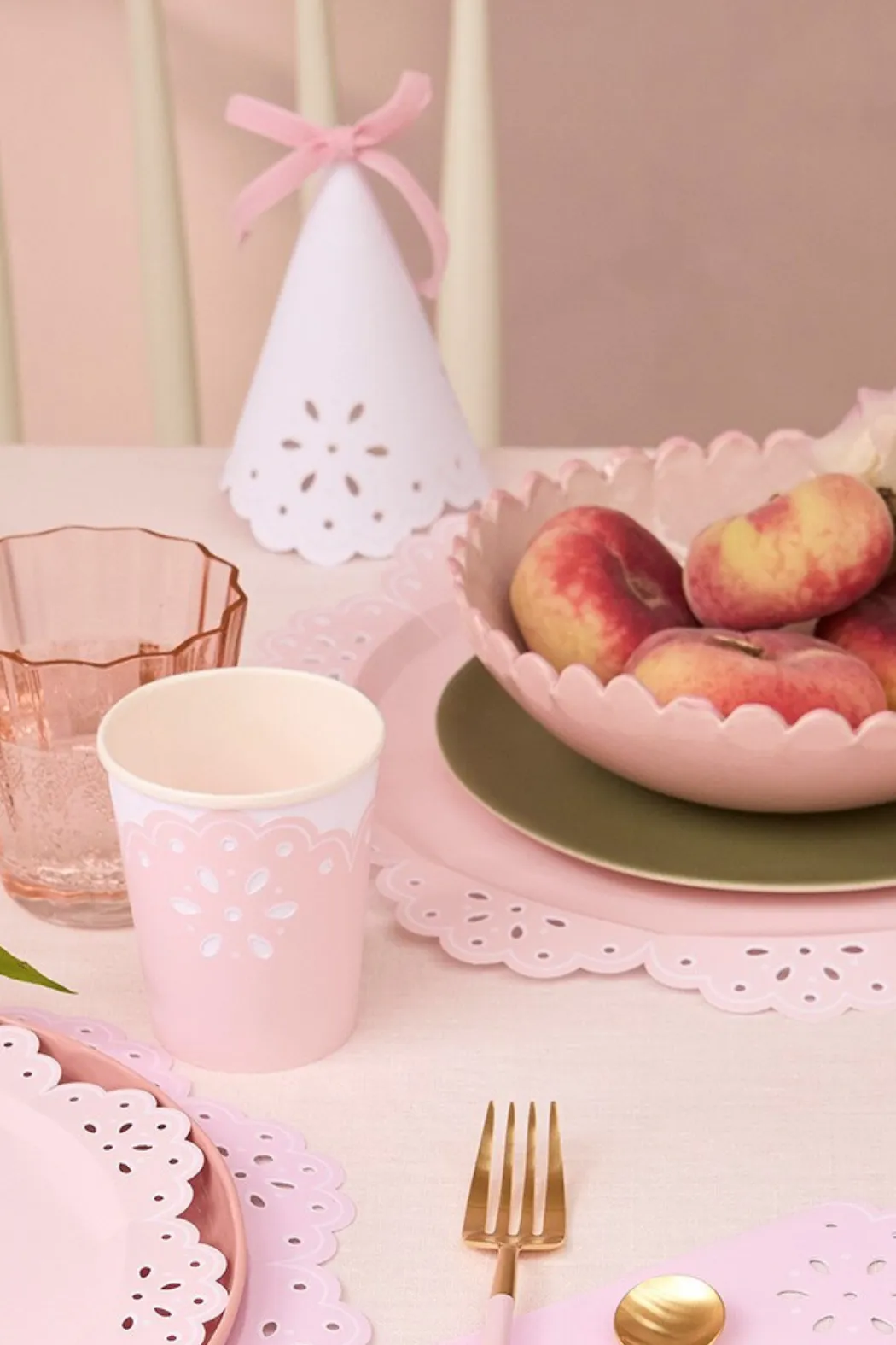 Broderie Anglaise Lace Cups