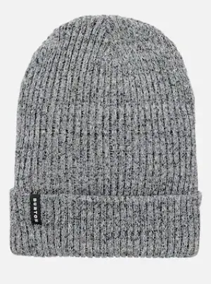 Burton Recycled Rib Beanie - True True Black / Stout White Marl