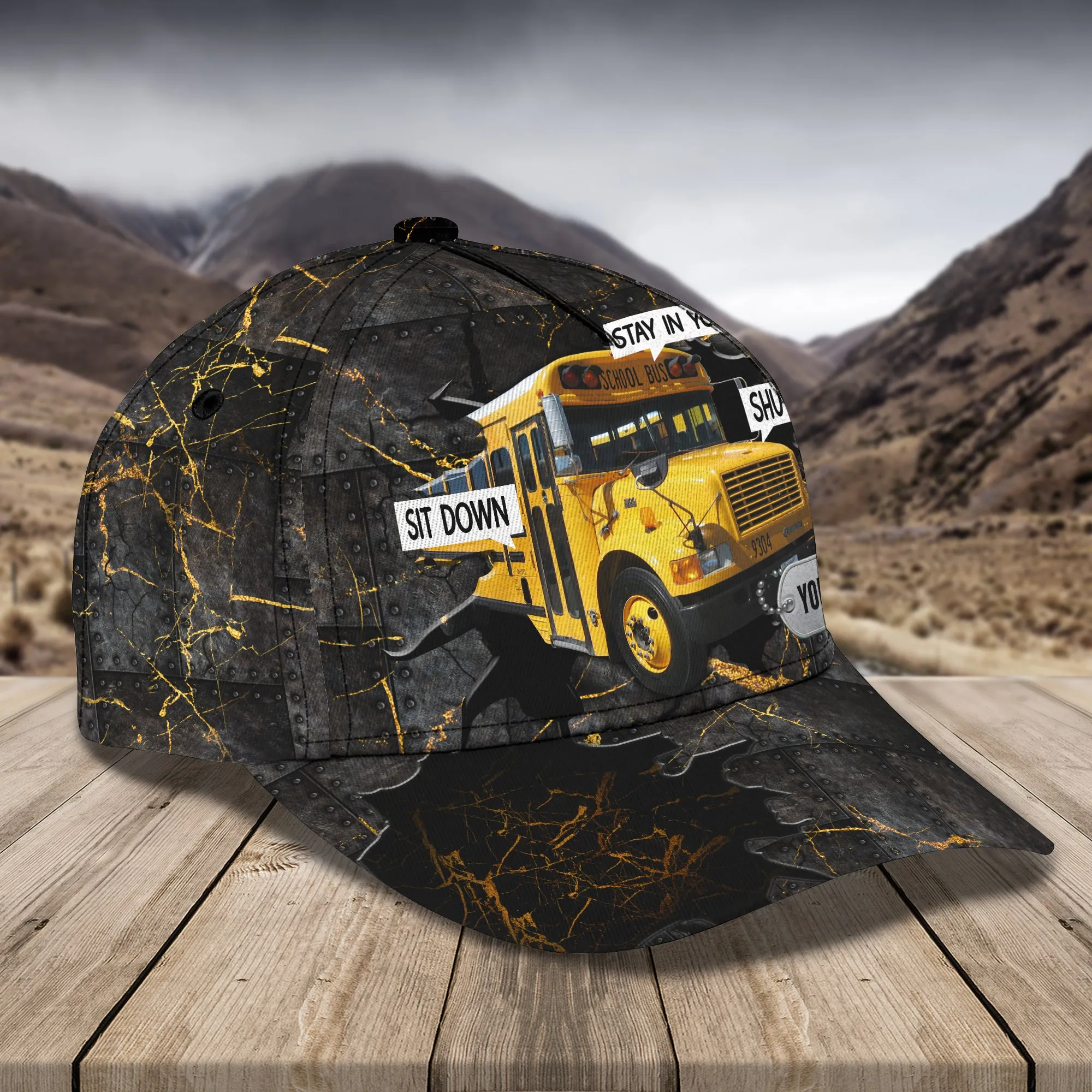 Bus 15 - Personalized Name Cap
