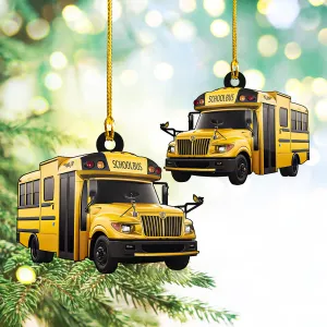 Bus - Shaped Ornament 01