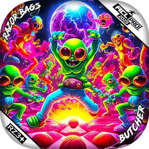Butcher | Alien Dance Party | ACL PRO Razor Cornhole Bags