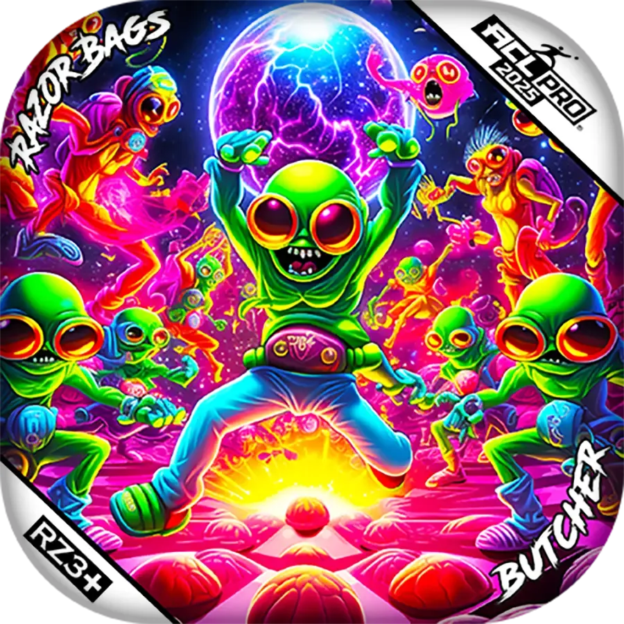 Butcher | Alien Dance Party | ACL PRO Razor Cornhole Bags