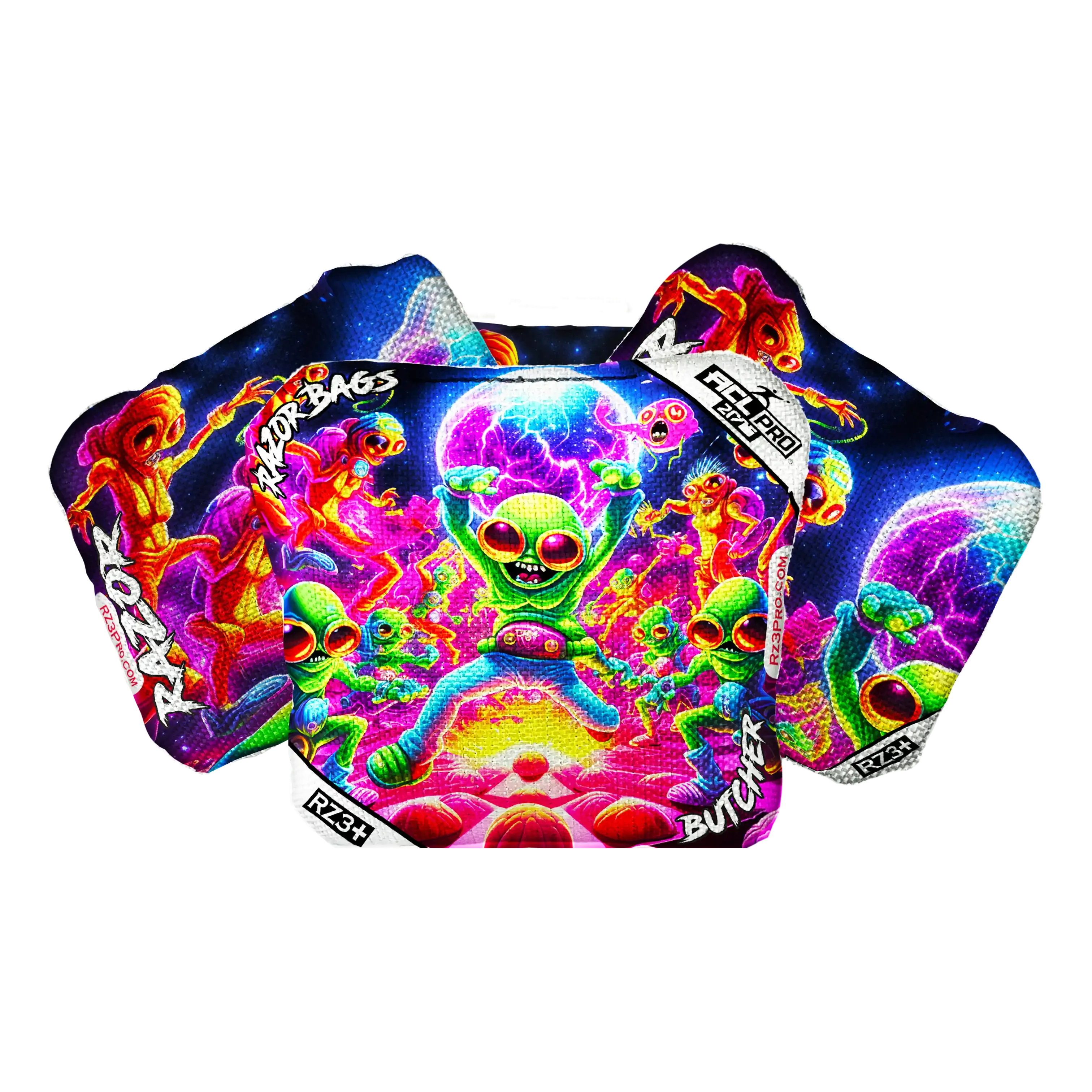 Butcher | Alien Dance Party | ACL PRO Razor Cornhole Bags