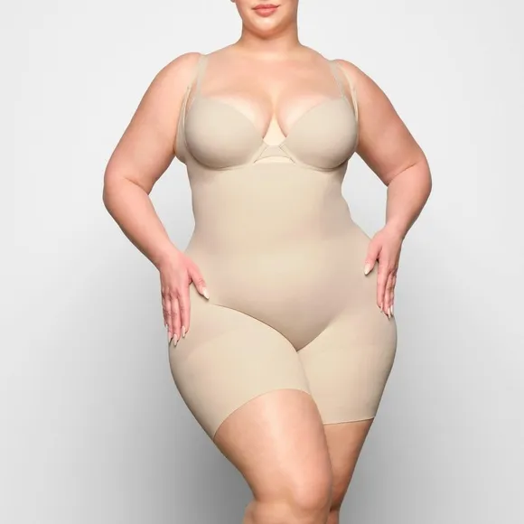 Butt Lifting Open Bust Bodysuit