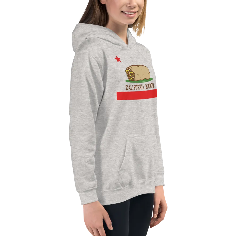 California Burrito Youth Heather Grey Hoodie