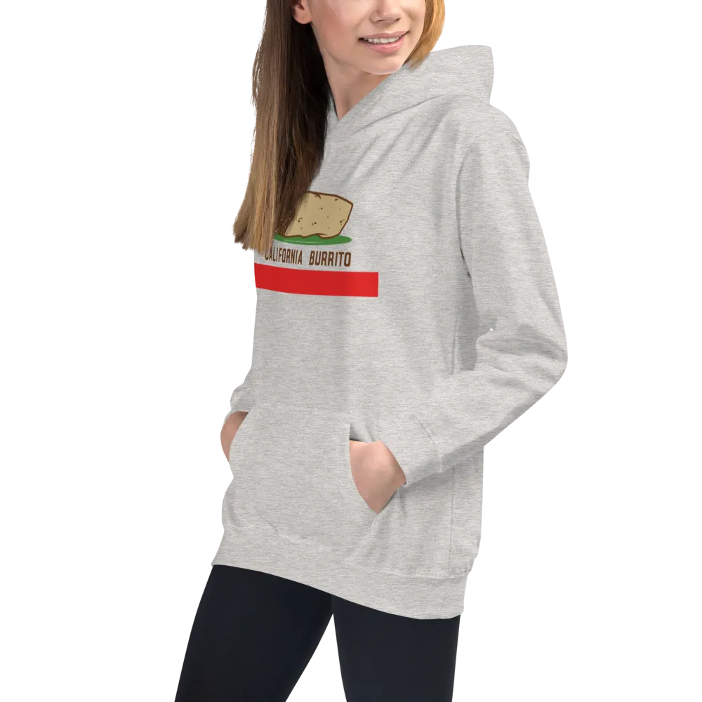 California Burrito Youth Heather Grey Hoodie