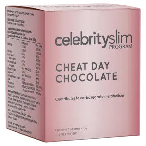 Celebrity Slim Cheat Day Chocolate 7 x 10g