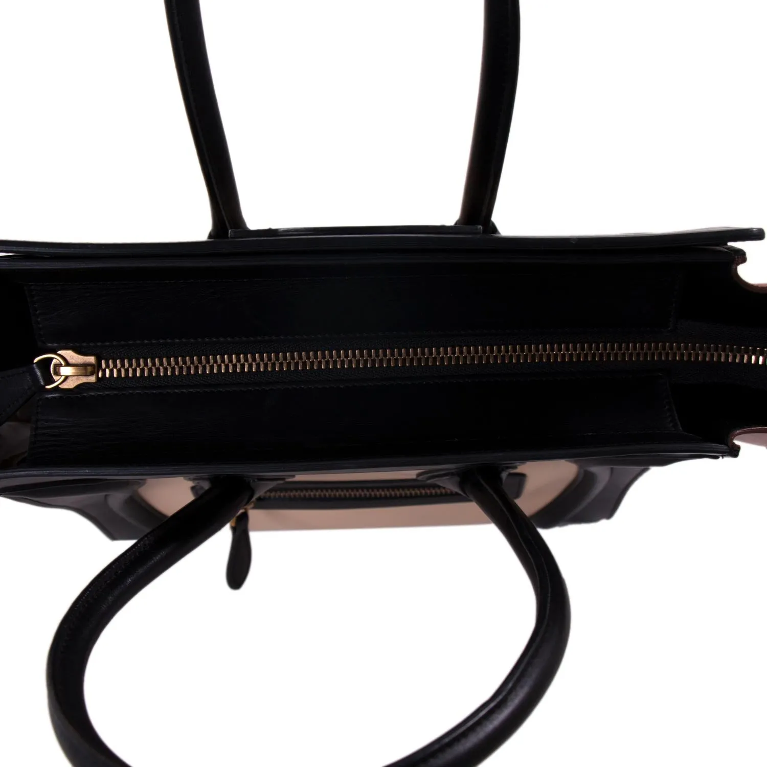 Celine Tricolor Micro Luggage Tote Bag