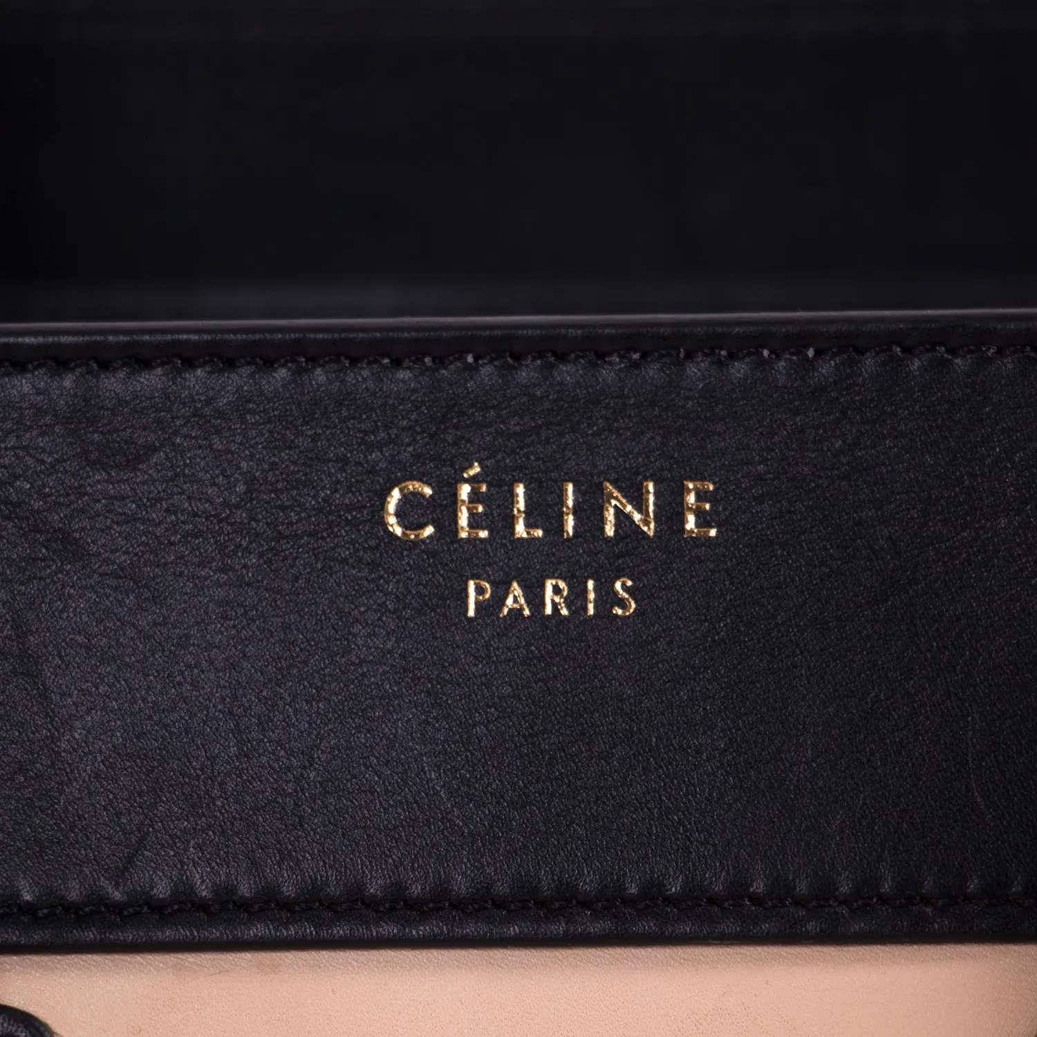 Celine Tricolor Micro Luggage Tote Bag