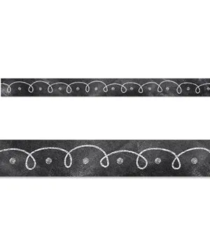 Chalk It Up! Dots & Loops Border