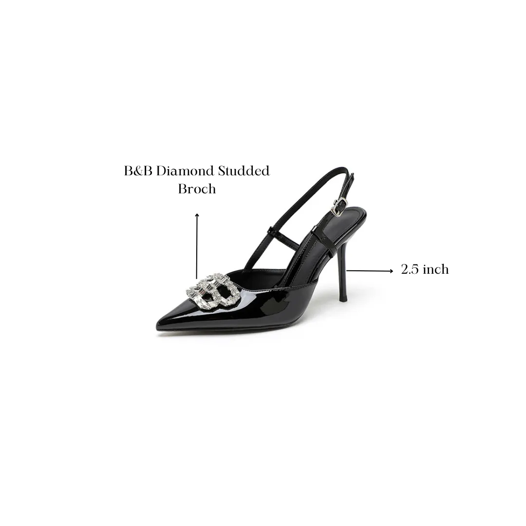 CharmFemme B-Buckle Heels