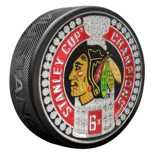 Chicago Blackhawks Puck - Trimflexx Stanley Cup Dynasty