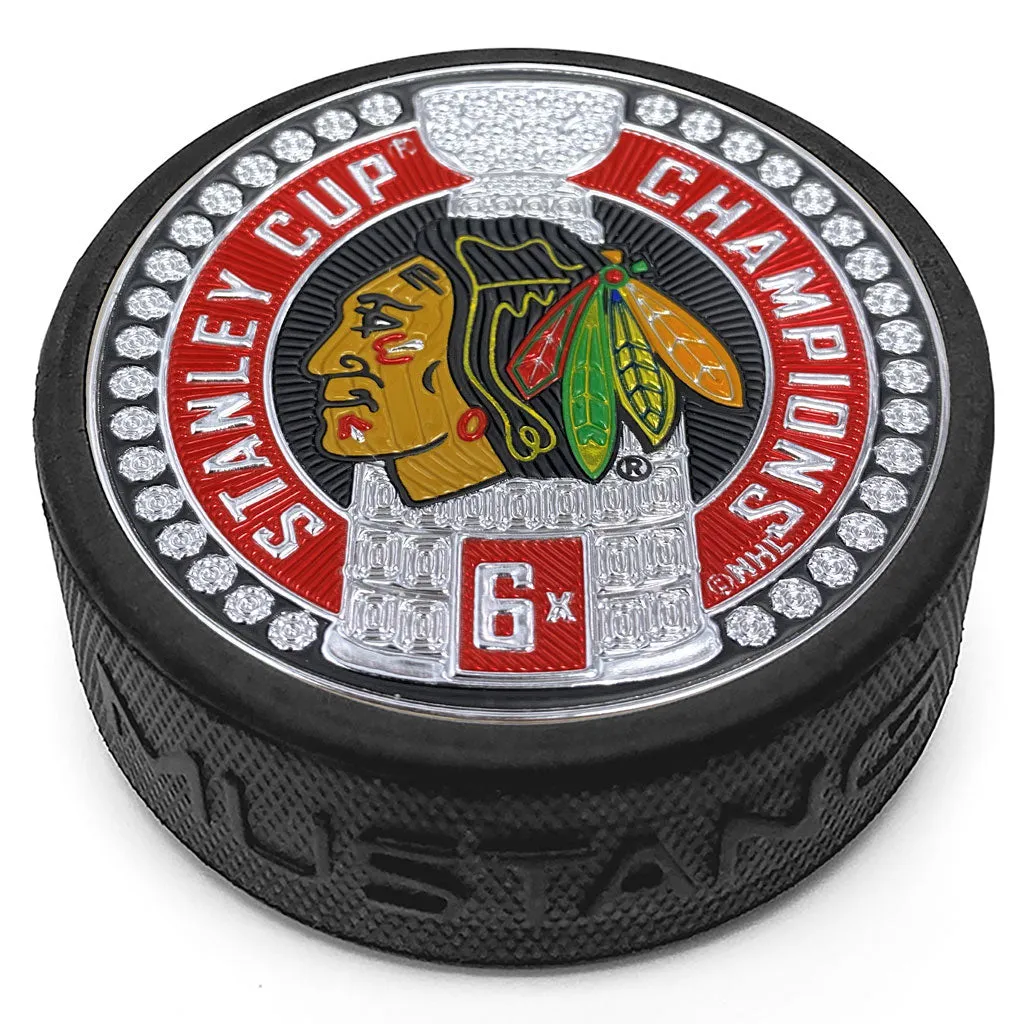 Chicago Blackhawks Puck - Trimflexx Stanley Cup Dynasty