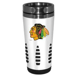Chicago Blackhawks Travel Mug - 16 oz. White Huntsville