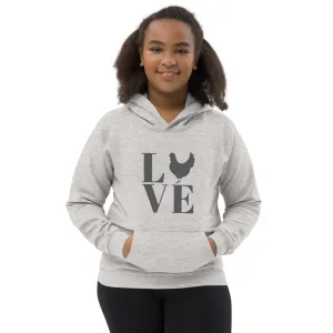 Chicken Love Kids Hoodie