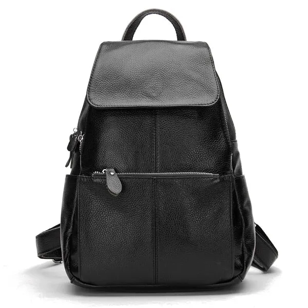 City Stride Leather Backpack - Commuter Backpack for Women - One Size
