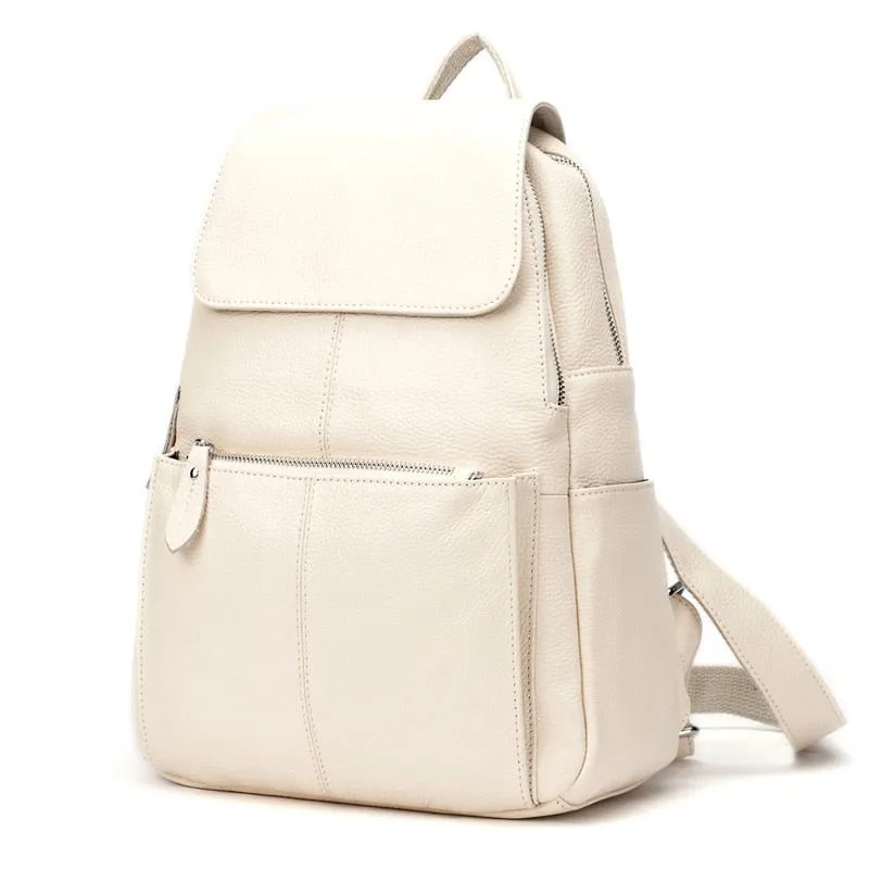 City Stride Leather Backpack - Commuter Backpack for Women - One Size