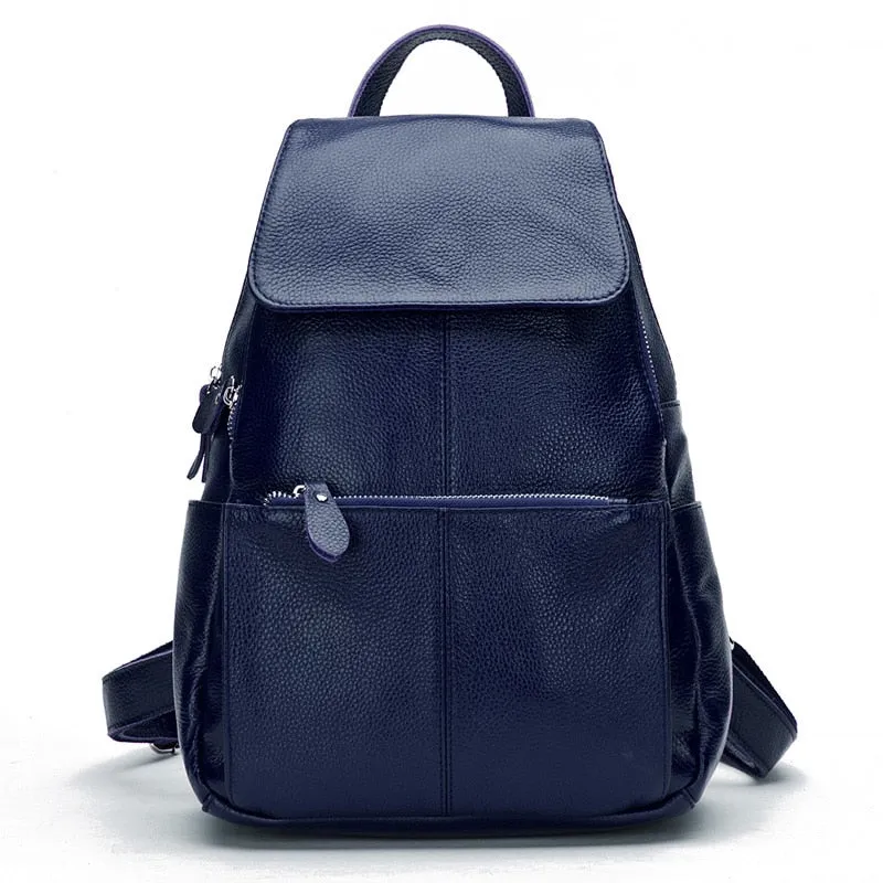 City Stride Leather Backpack - Commuter Backpack for Women - One Size