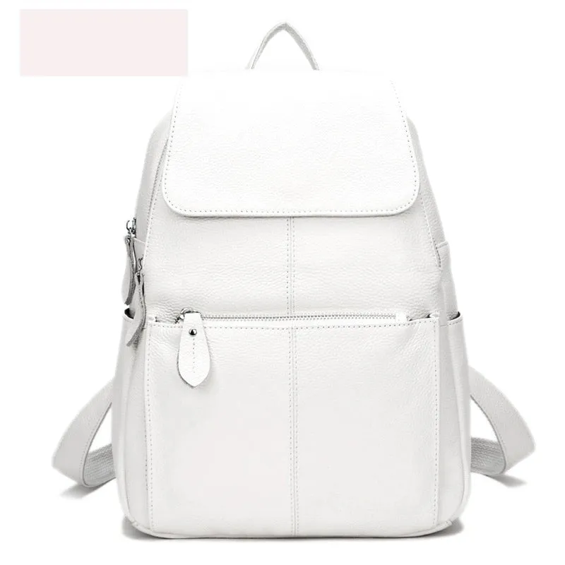 City Stride Leather Backpack - Commuter Backpack for Women - One Size
